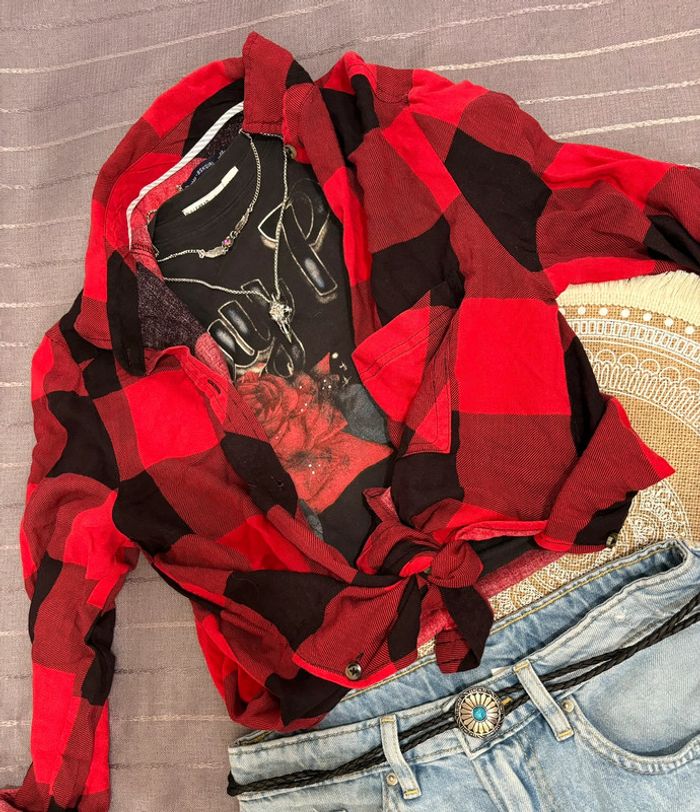 Lot vêtements rock grunge punk XS/S - photo numéro 2