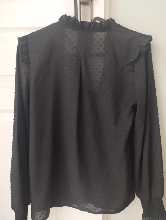 Blouse noire à plumetis Pimkie 36 - photo numéro 2