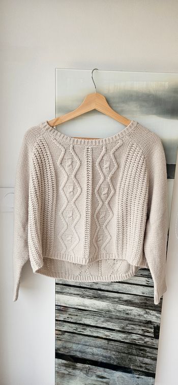 Pull torardé col rond - Taille M