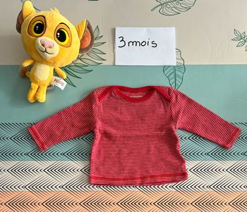 Tee shirt taille 3 mois