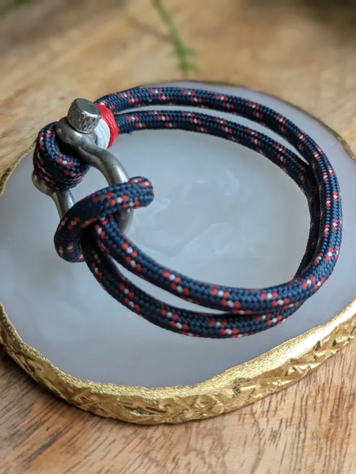 Bracelet en cordon esprit marin - photo numéro 4
