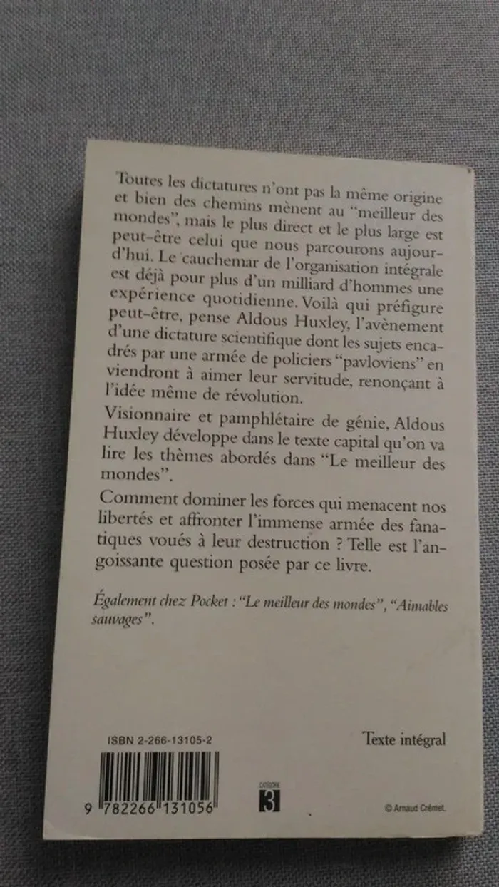 Retour au meilleur des mondes - photo numéro 2