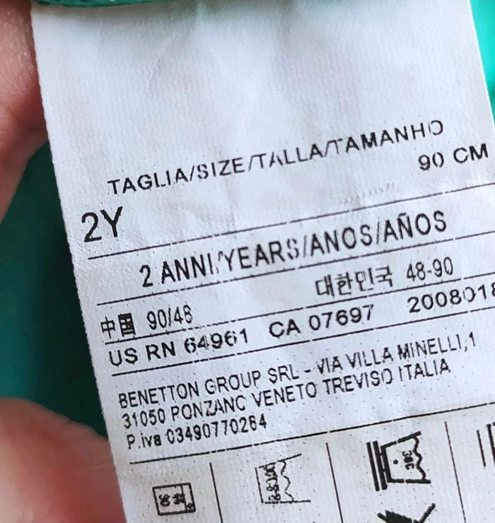 Robe sans manches verte Benetton 2 ans - photo numéro 4
