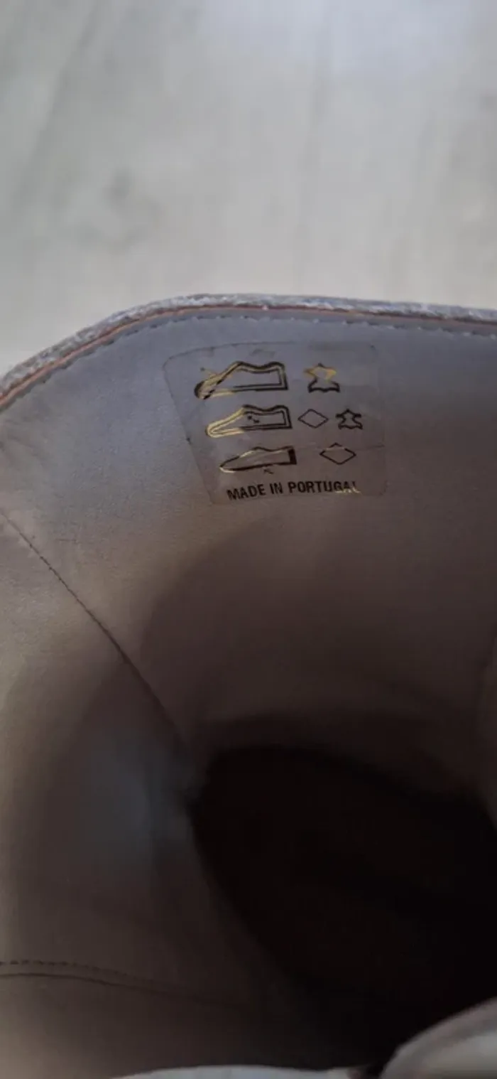 bottines Sinéquanone en cuir de couleur crème - photo numéro 2