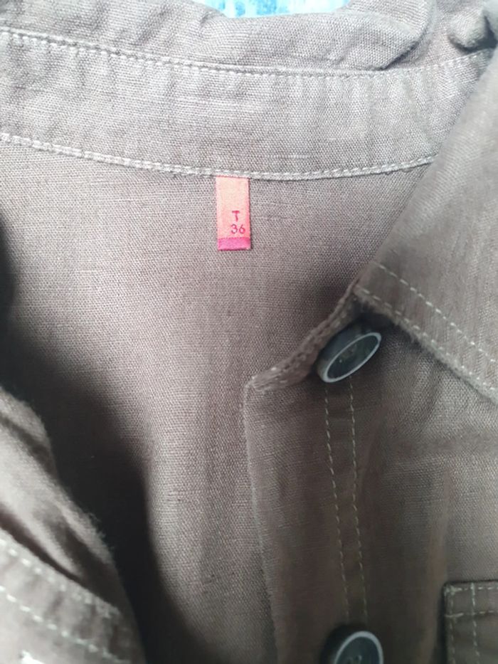 Veste chemise longue femme - photo numéro 2