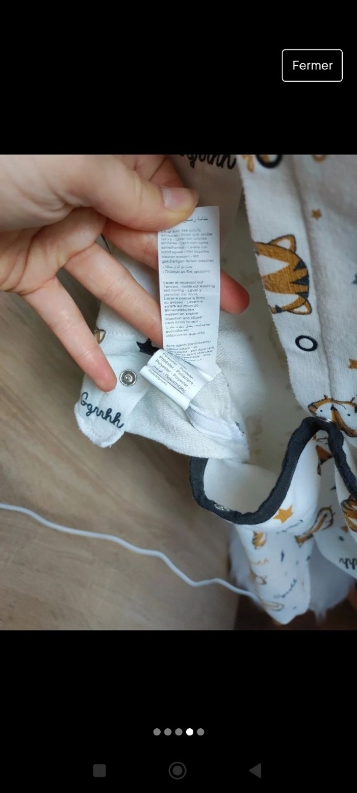 Pyjama léger Orchestra 12 mois - photo numéro 4