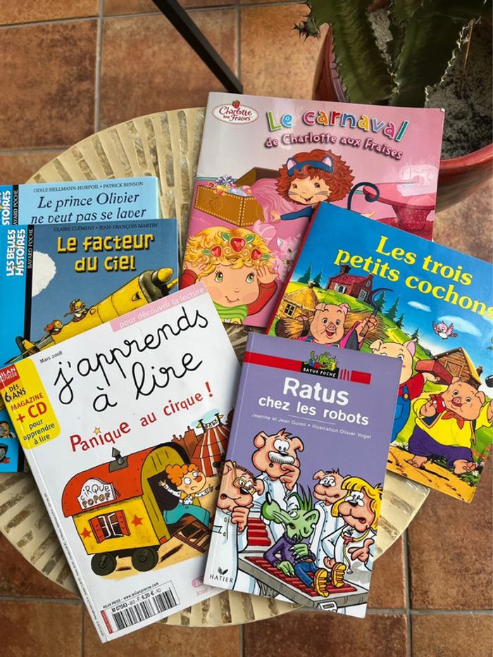 Lot 7 livres jeunesse/enfant