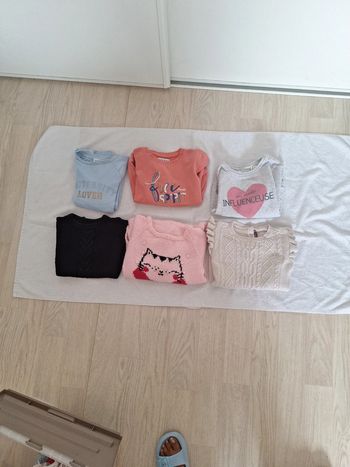 Lot pull fille