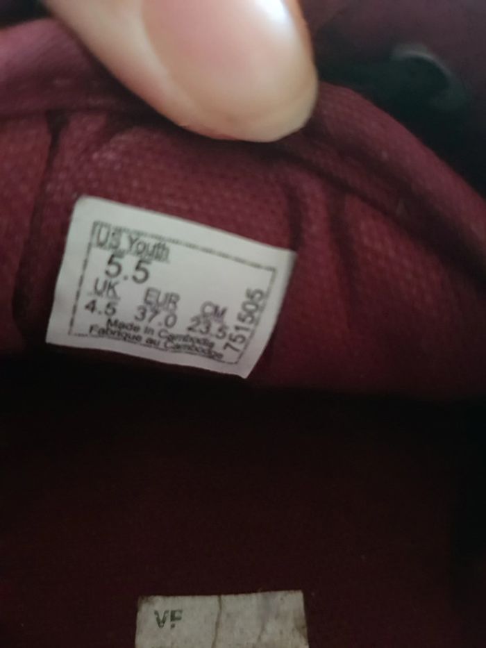 Vans bordeaux taille 37 - photo numéro 5