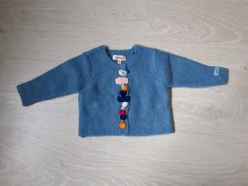 Gilet catimini bleu 3 mois