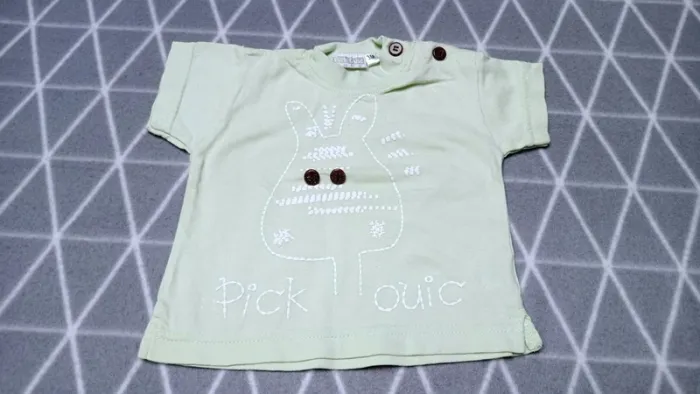 🦁 Lot 6 t-shirts manches courtes, 3 mois - photo numéro 4