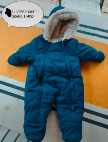 Combinaison pilote bébé 1 mois