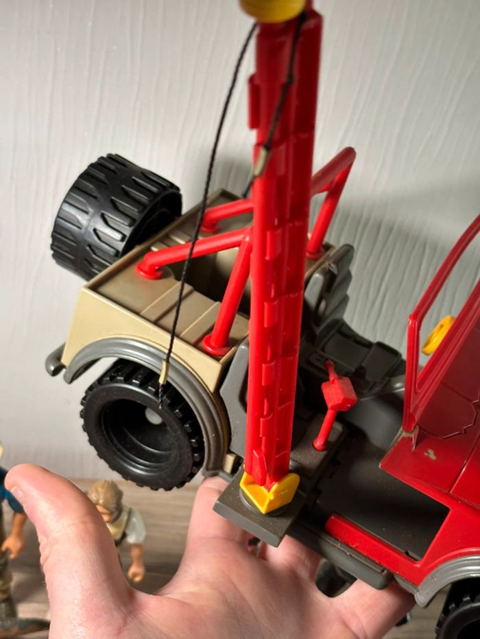 Énorme lot figurine jouet véhicule accessoires vintage JP Kenner jurassic park - photo numéro 12