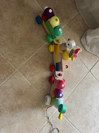 Train en bois des zigotos