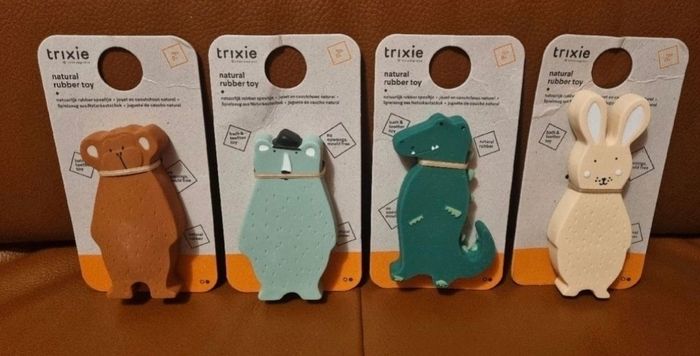 Lot de 4 jouets de dentition Trixie neuf