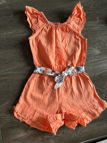 Combinaison short fille baby by gémo 6 mois