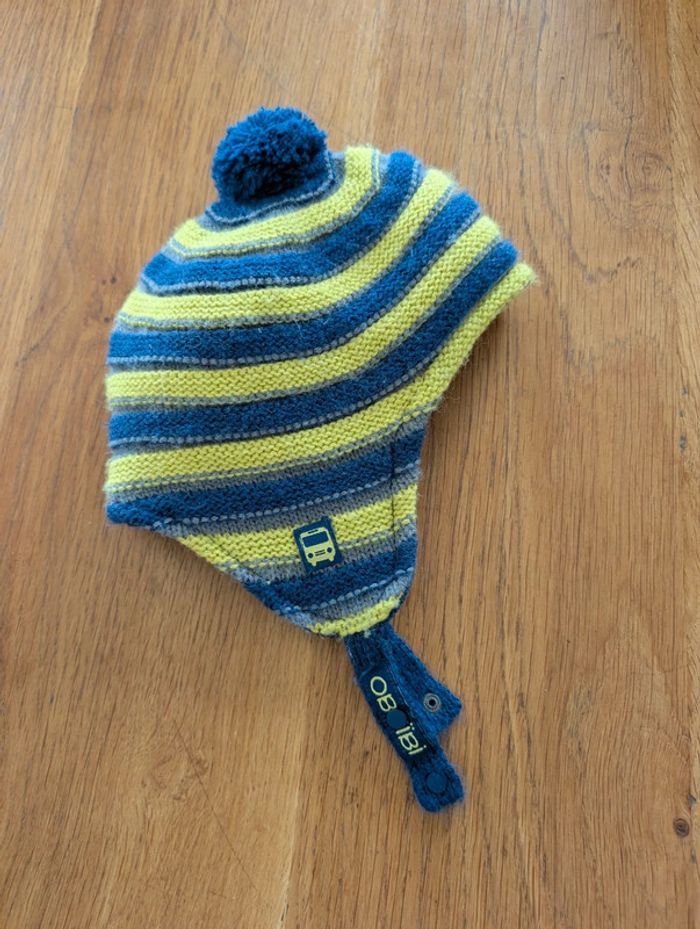 Bonnet 6-12 mois avec attache sous le cou - photo numéro 4