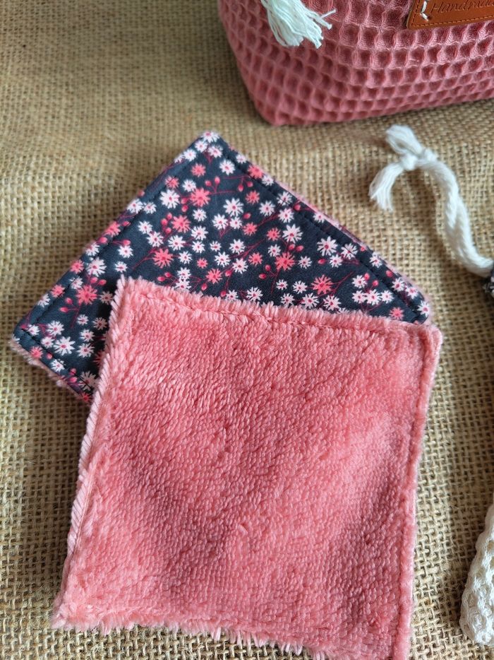 Bourse cadeau beauté - Saumon et fleurs - photo numéro 2