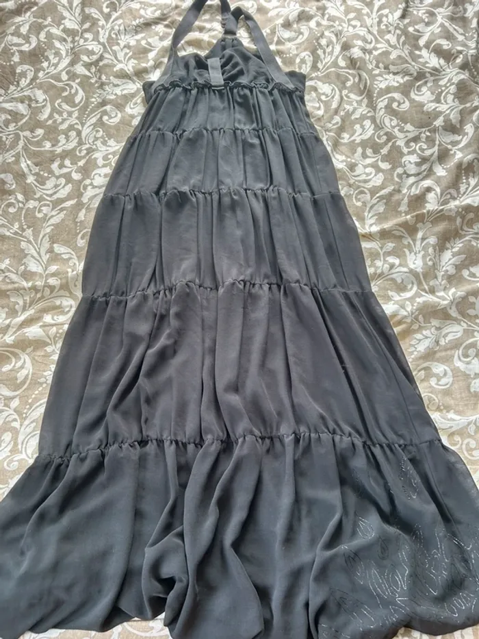 Robe longue gris cop copine taille 36