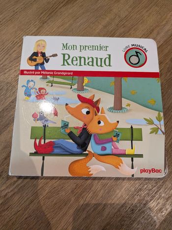 Livre musical mon premier Renaud en très bon état 