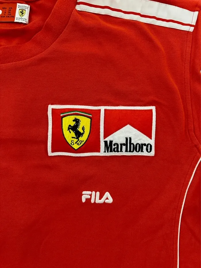 T-shirt Fila x Ferrari x Marlboro - photo numéro 9