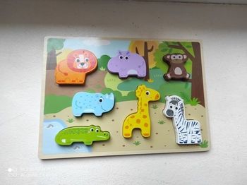 Puzzle bois animaux