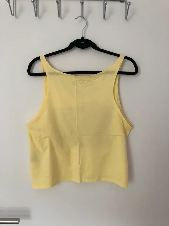 Débardeur court jaune Hawaï Undiz taille M - photo numéro 6