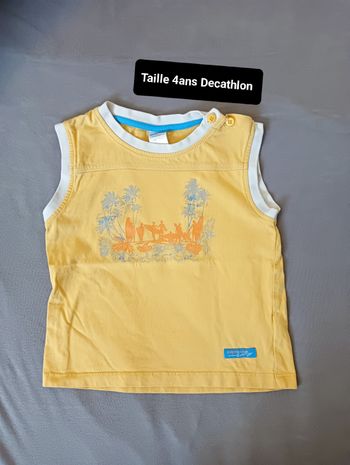 Débardeur 4ans Decathlon 