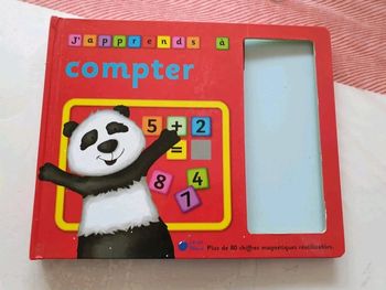 Livre j apprend a compter avec magnets