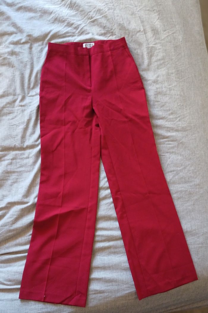 Pantalon bordeaux - photo numéro 4