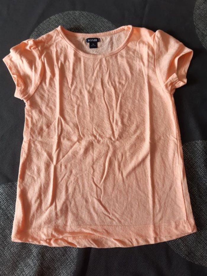 Tee shirt orange clair