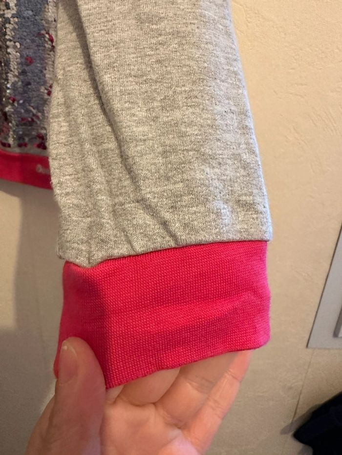 Sweat sequins magique imprimée à cœur fille 11-12 ans Desigual - photo numéro 7