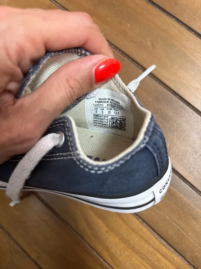 Converse taille 21 - photo numéro 3