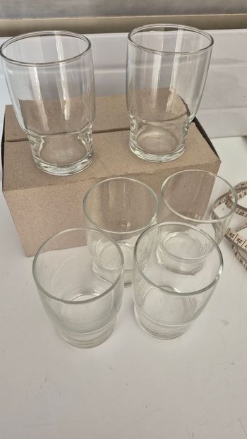 Service de verres neuf 