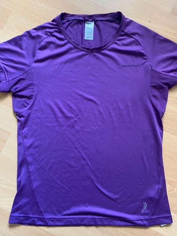 T-shirt violet Quechua Equarea Control Taille S