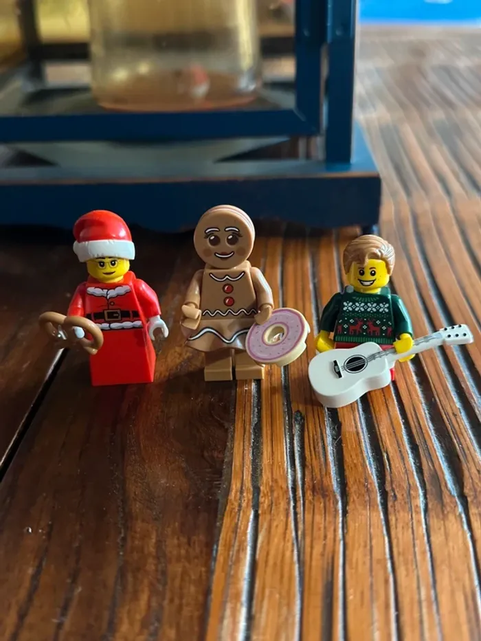 Lot 3 Figurines Lego de noël