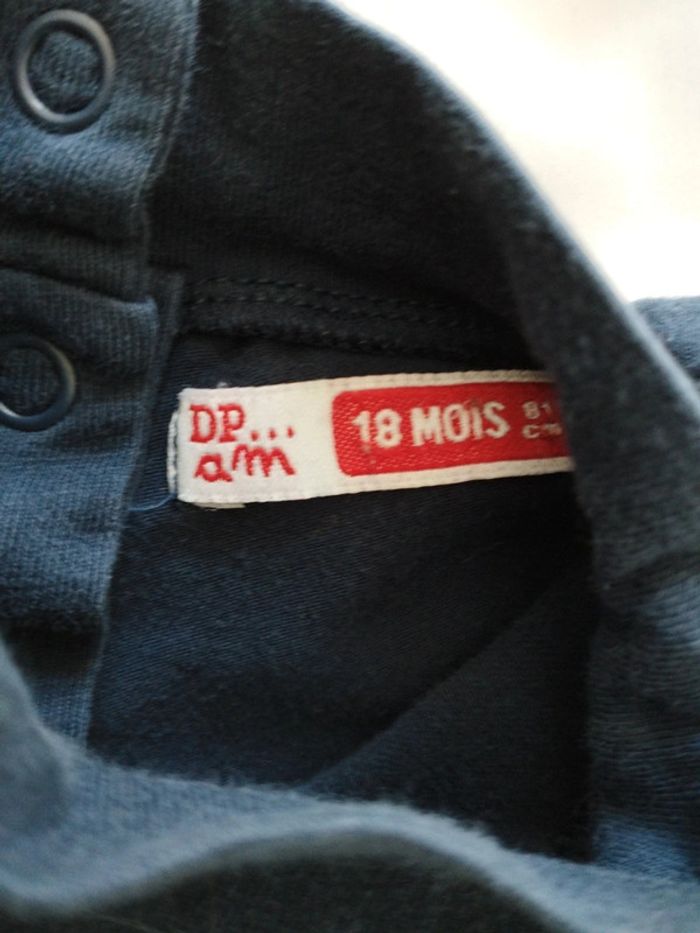 T-shirt manches longues 18 mois dpam - photo numéro 4