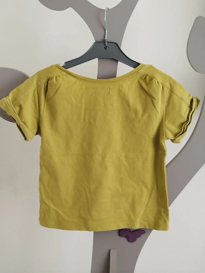 Tee-shirt manches courtes vert Catimini taille 8 ans - photo numéro 2