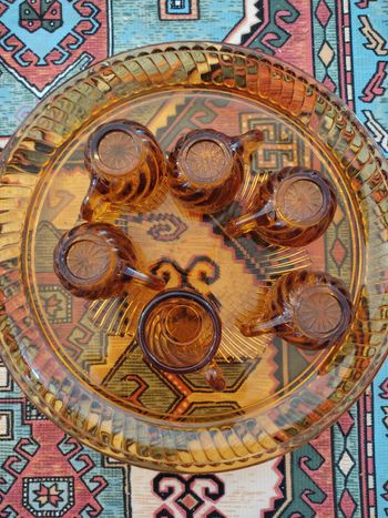 Assiette verre calva