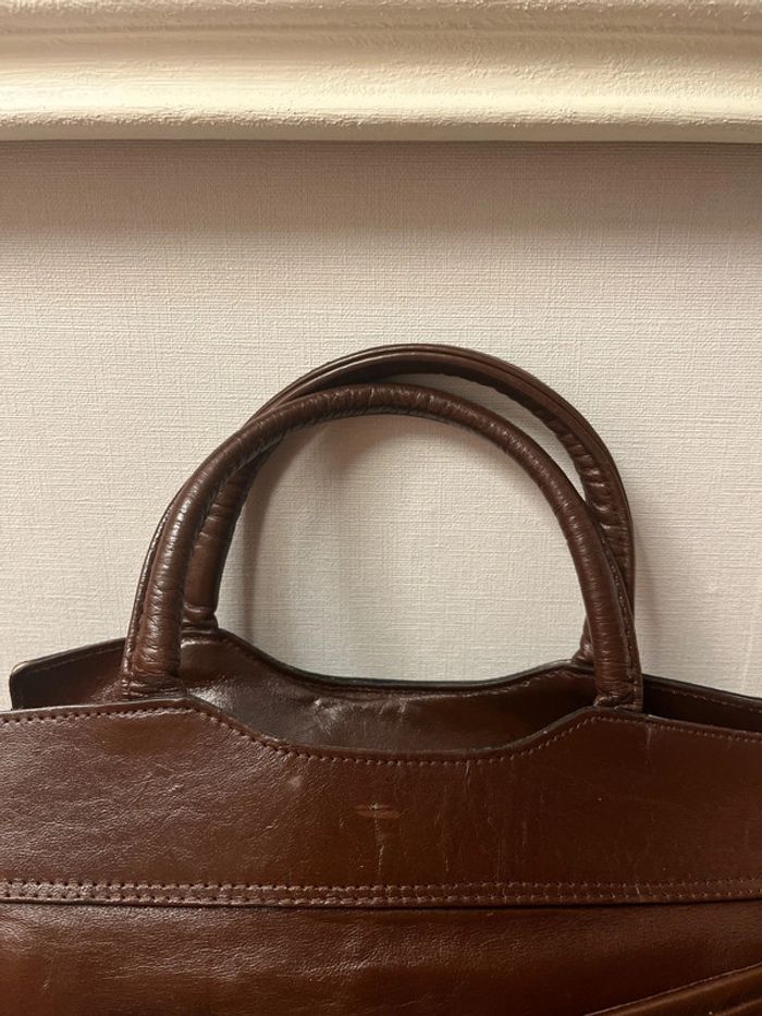 Sac à main à bandoulière Marron - photo numéro 12