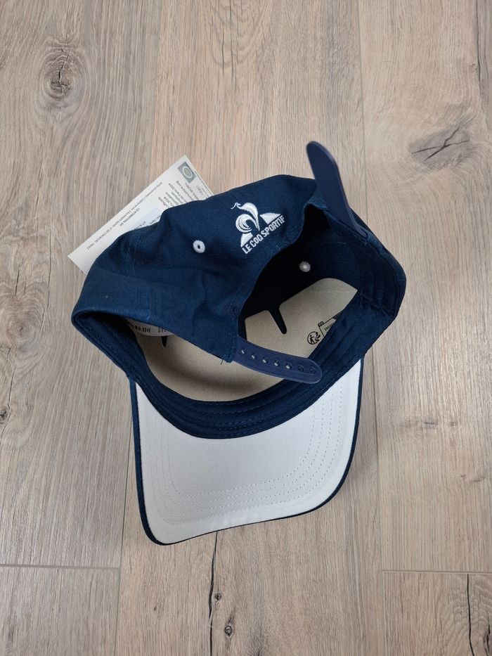 Casquette Le Coq Sportif Bleu Taille Unique Réglable - photo numéro 5