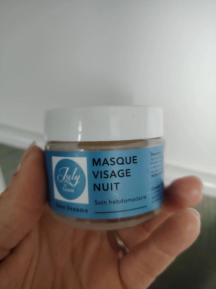 Masque bio visage nuit eden dreams