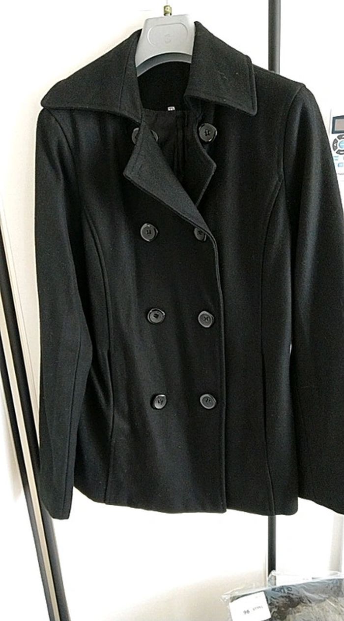 Manteau caban noir neuf - photo numéro 3