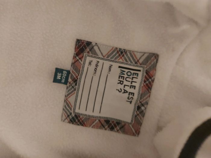 Veste chaude rayé marine - photo numéro 2