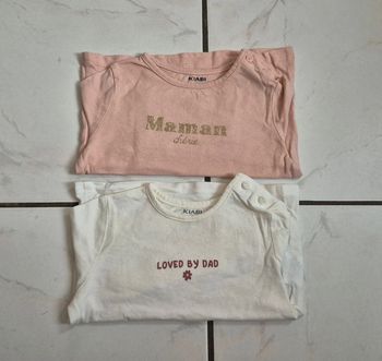 Lots 2 t-shirts bébé