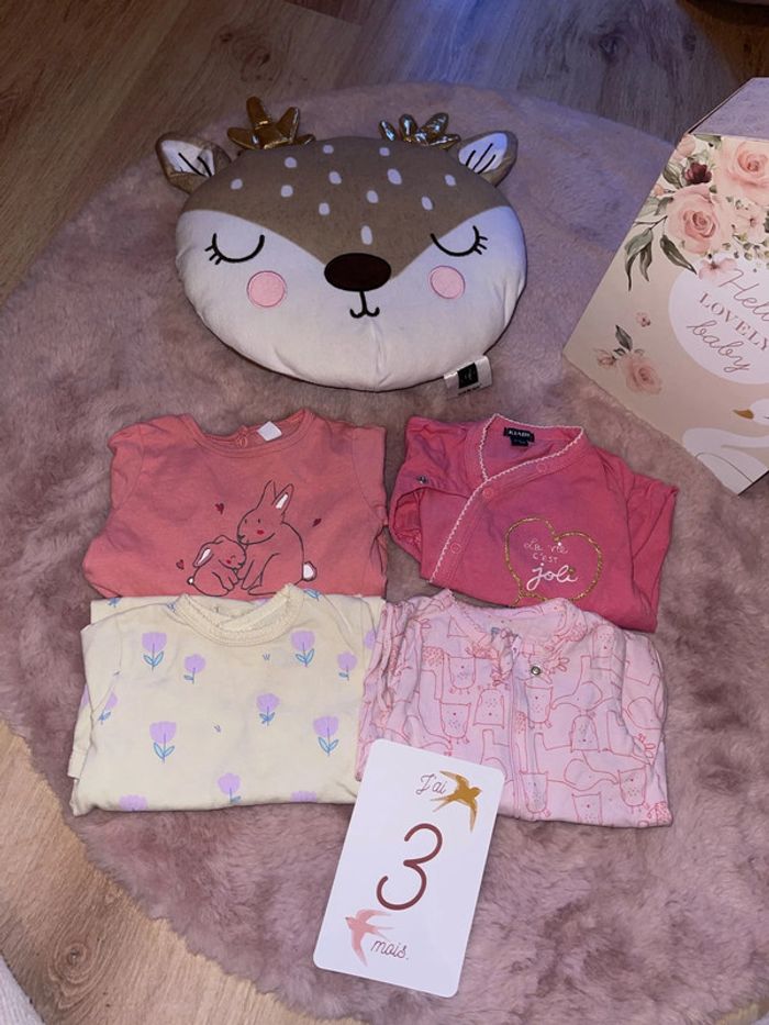 Lot de 4 pyjama léger 3 mois