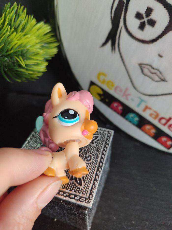 Lps00779 my Littlest Petshop LPS Pet Shop Hasbro horse cheval 1881 - photo numéro 8