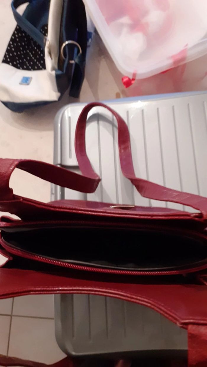 Sac à main Bordeaux - photo numéro 4