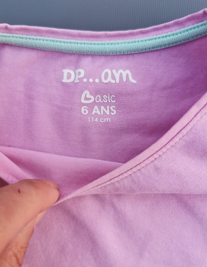 Tee-shirt fille 6 ans DPAM - photo numéro 2