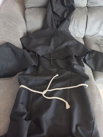 Deguisement moine religieux adulte noir taille xl
